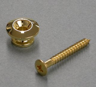 IBANEZ Gurtknopf aus goldenem Metall - für Akustik Modelle