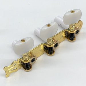 IBANEZ Mechanik rechts - Gold, Pearl Knob für TOD10N, FRH10N, AEG50N, GA11CE, GA34STCE, GA5TCE, GA6CE