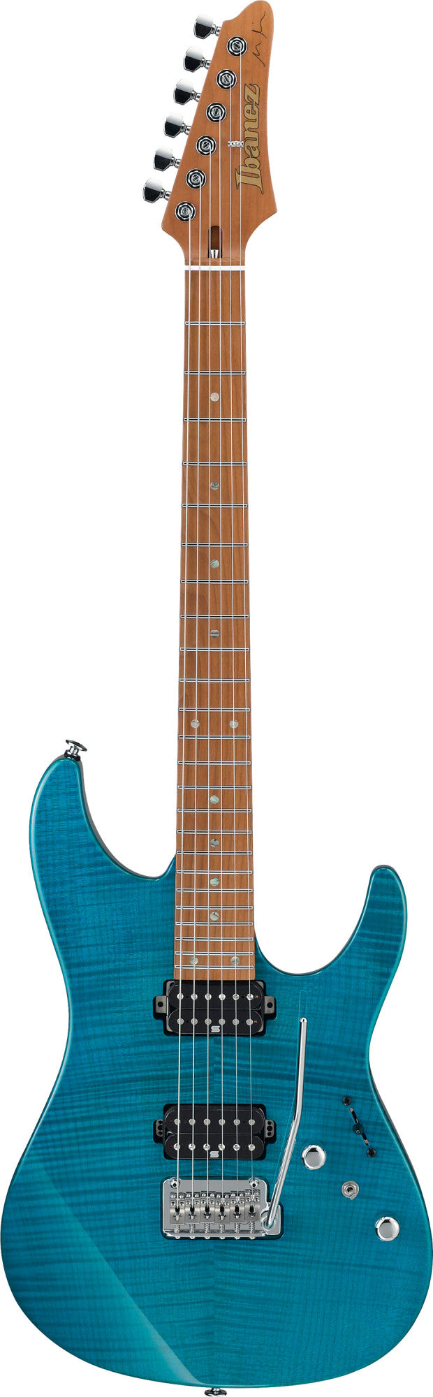 IBANEZ Martin Miller AZ Signature E-Gitarre 6-String - Transparent Aqua Blue