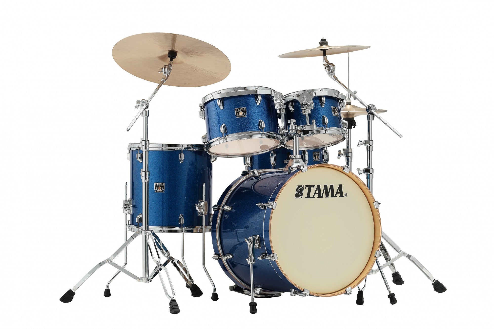TAMA Superstar Classic Drum Set 5 teilig - Indigo Sparkle/Chrom HW + SM5W Hardware Kit