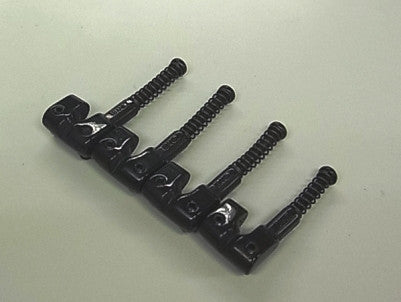 IBANEZ Sattelset in schwarz 2009 für B10 Brücke 4er Satz