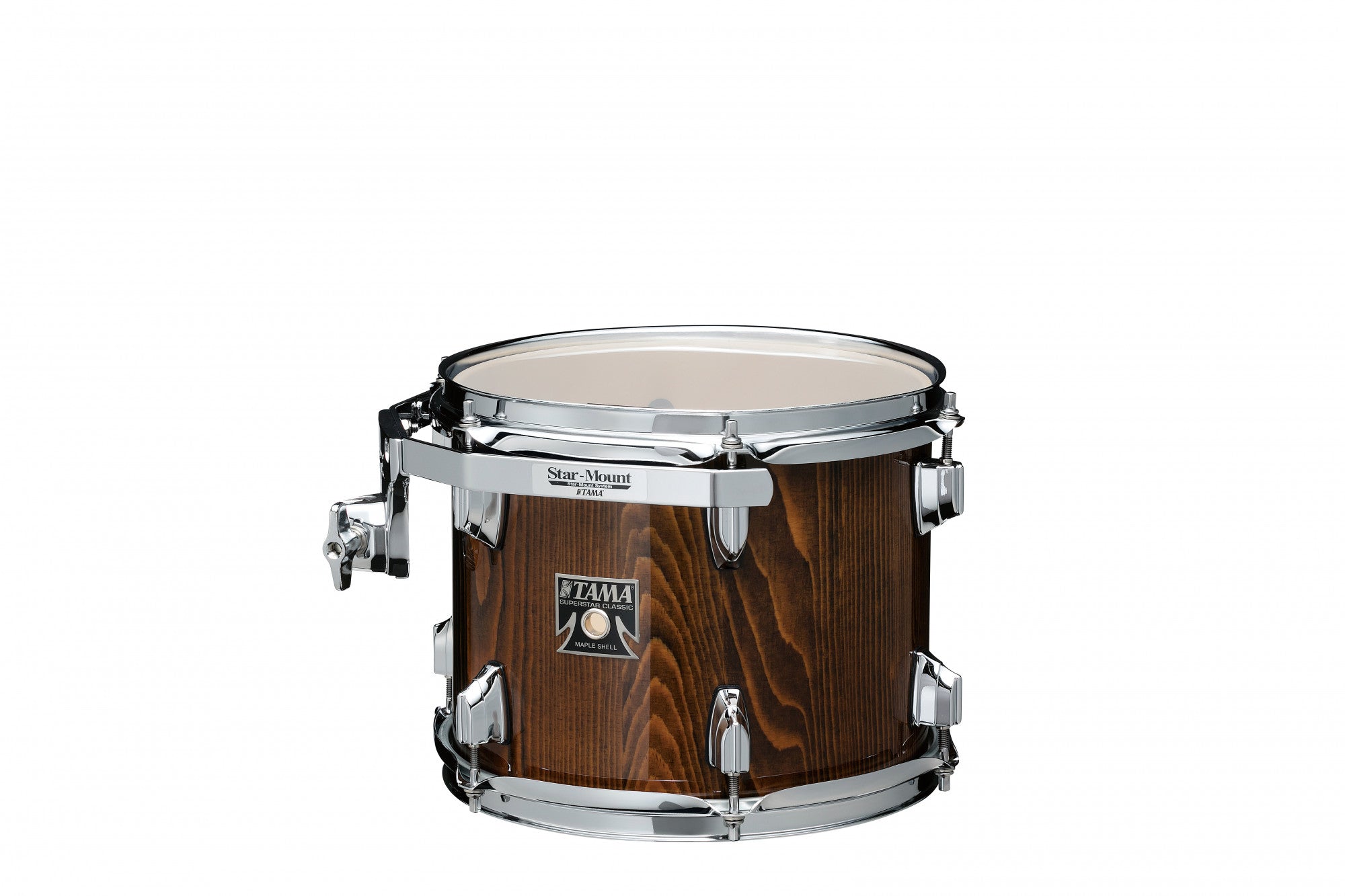 TAMA Superstar Classic Rack Tom 10" x 7" - Gloss Java Lacebark Pine/Chrom HW