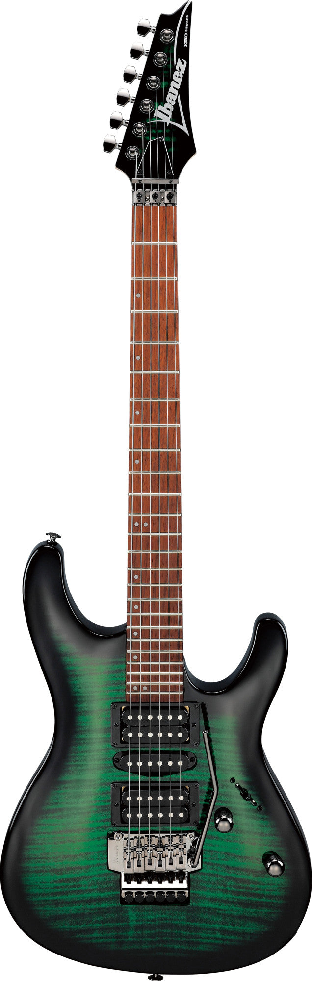 IBANEZ Kiko Loureiro Signature E-Gitarre 6-String - Transparent Emerald Burst