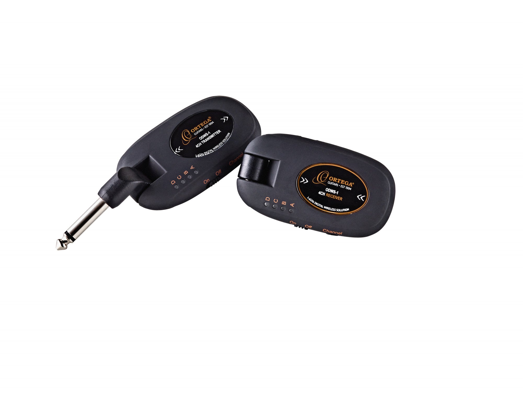ORTEGA Digital Wireless System - 4 Kanäle / 2,4 Ghz / wiederaufladbar + USB Kabel