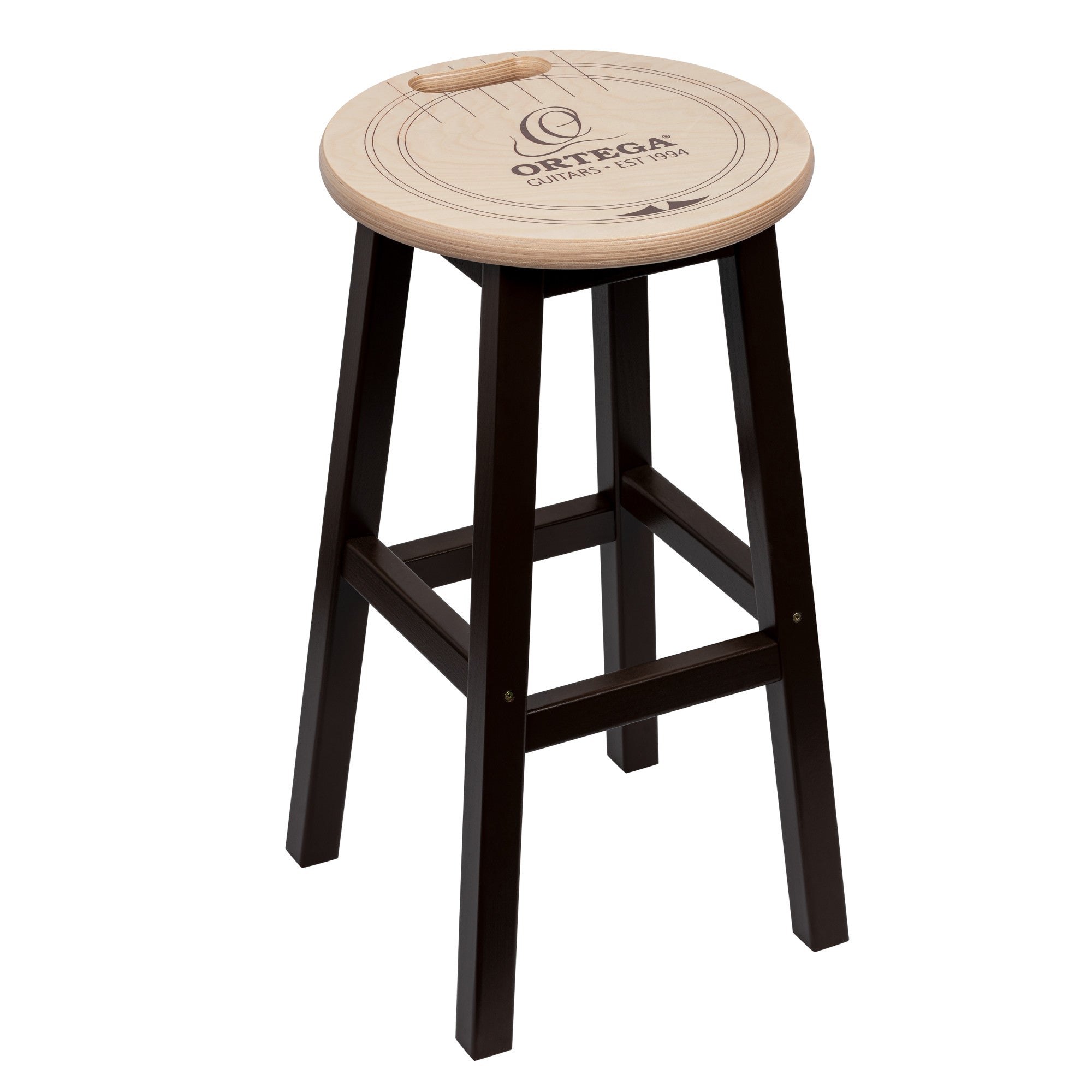 ORTEGA Wood-Bar-Stool 24"/61cm - Natural/Brown