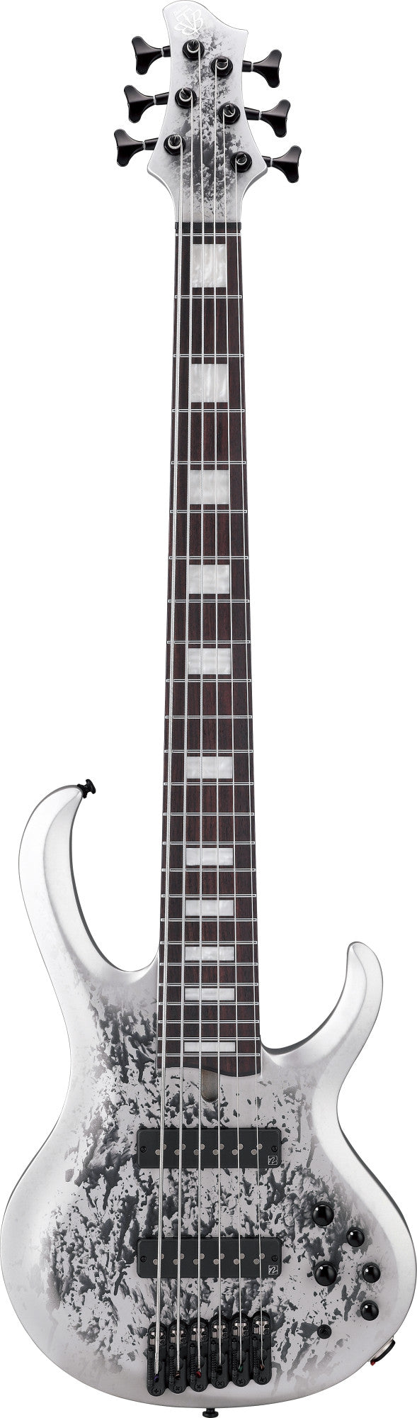 IBANEZ BTB E-Bass 6-String 25th Anniversary - Silver Blizzard Matte