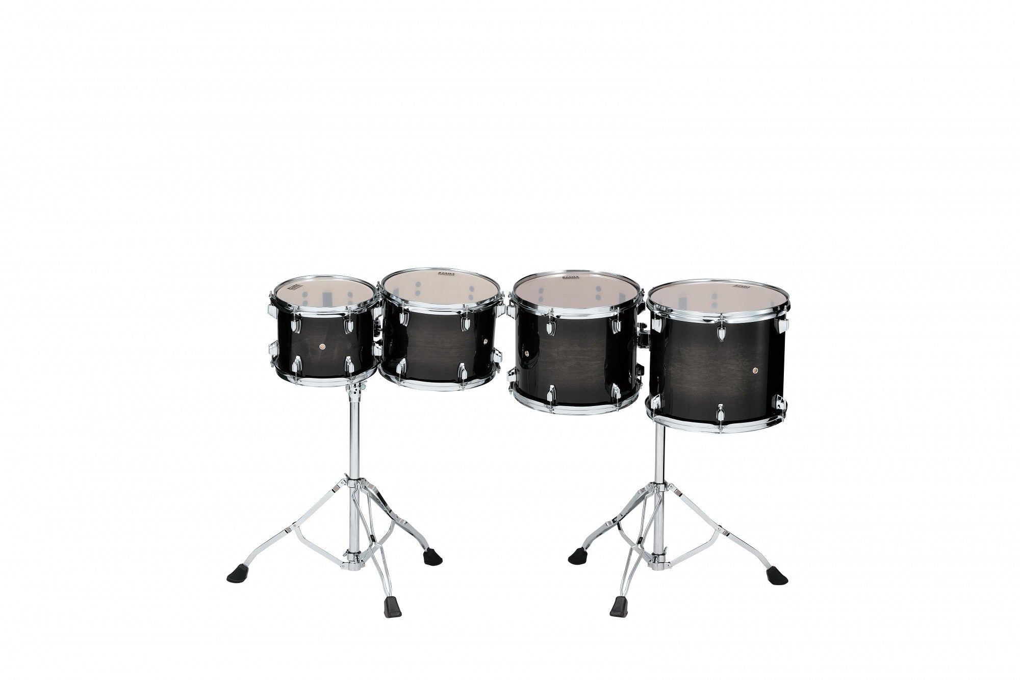 TAMA Mid-Pitched Concert Tom Set 4 teilig - Transparent Black Burst/Chrom HW