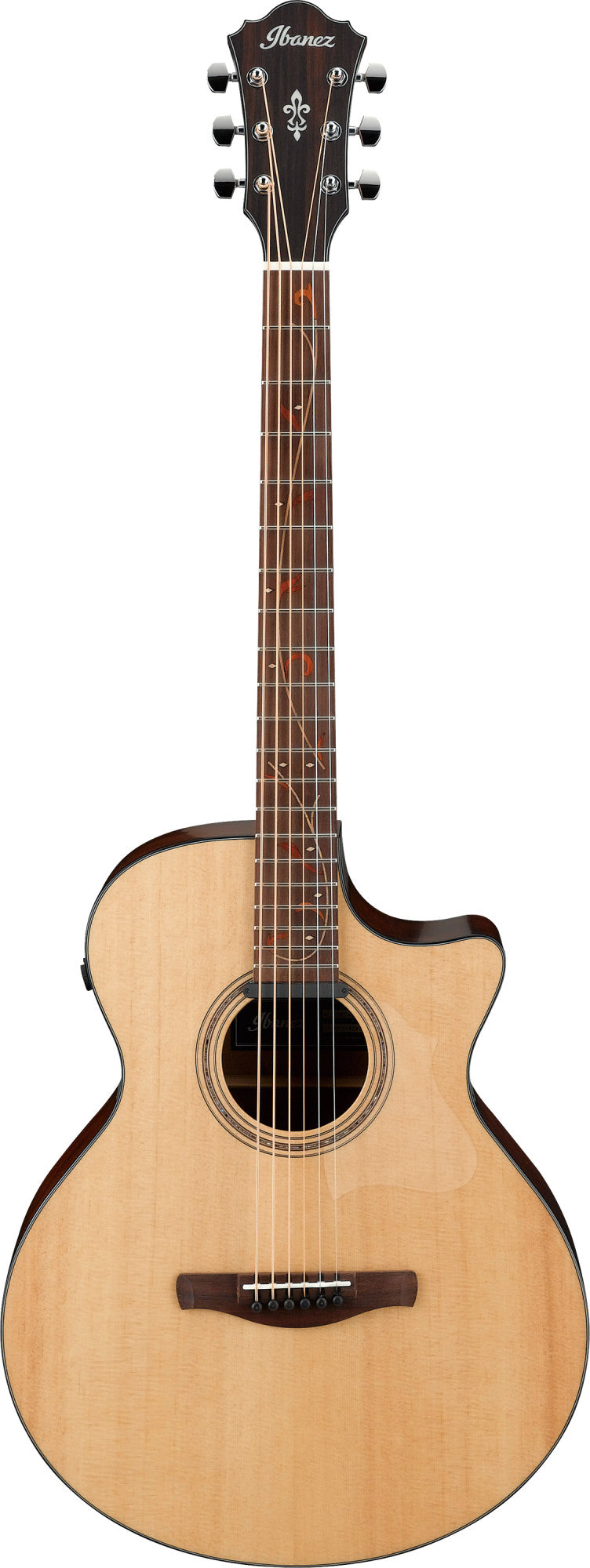 IBANEZ AE Series Akustik/Elektrische Gitarre 6 String - Natural Low Gloss