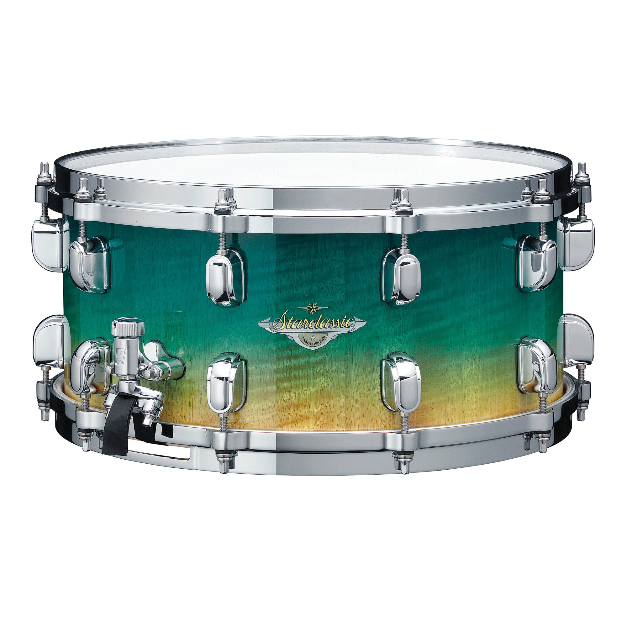 TAMA Starclassic Maple Exotic Snaredrum 14" x 6,5" - Marine Shoreline Movingui Fade/Chrome HW