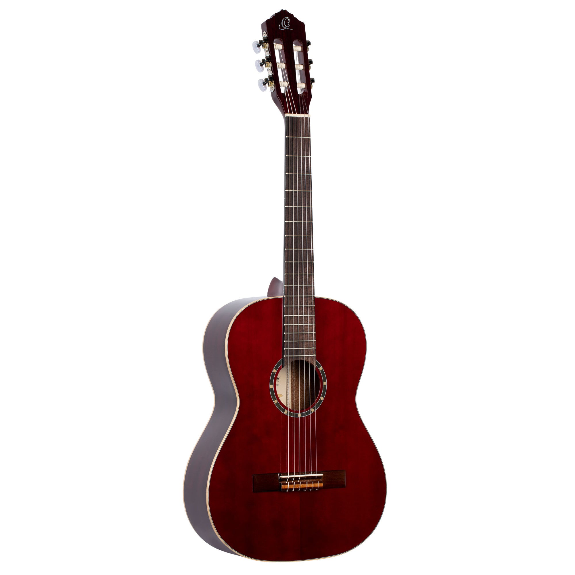 ORTEGA Family Series 7/8 Konzertgitarre 6 String - Weinrot + Bag