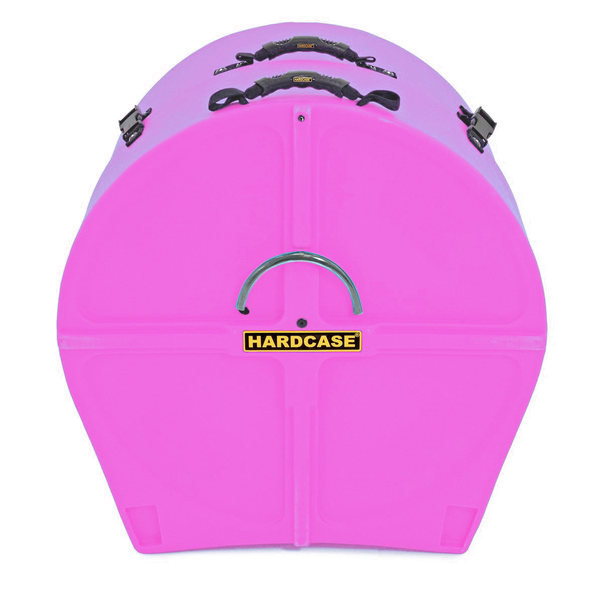 HARDCASE Bass Drum Case mit Rollen 24" (14" - 20") - Pink / Schaumstoffpads