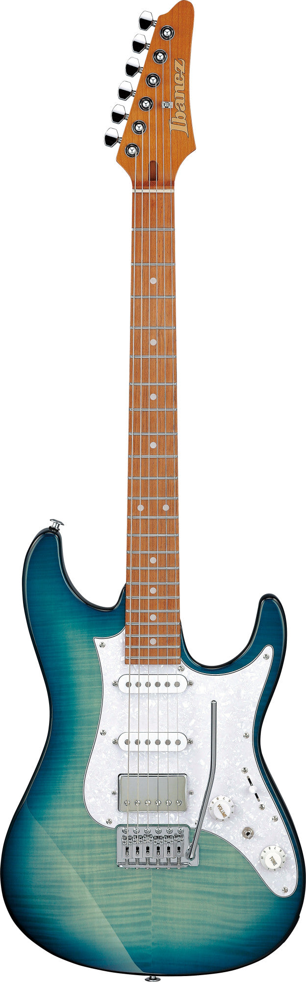 IBANEZ AZ E-Gitarre 6-String - Transparent Turquoise Burst