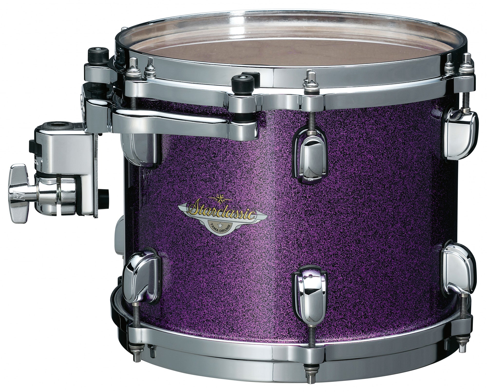 TAMA Starclassic Maple Lacquer Rack Tom 8" x 6" - Deeper Purple/Chrom HW