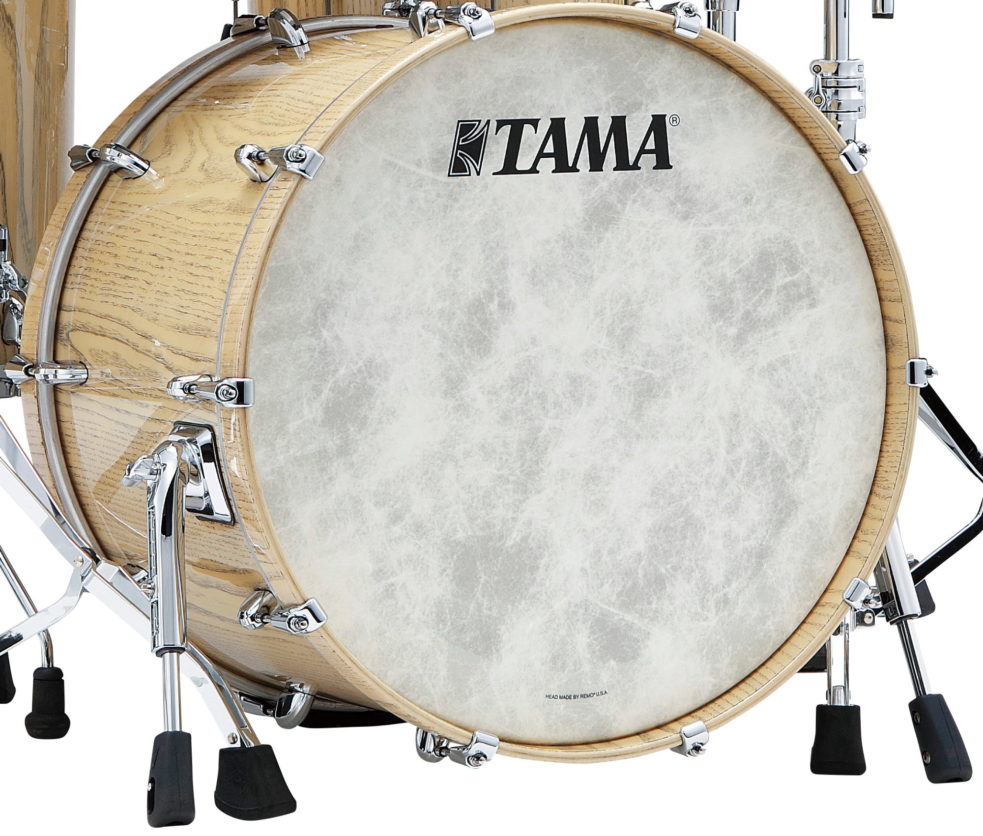TAMA STAR Walnut Bass Drum 22" x 16" - Antique White Japanese Chestnut/Chrom HW