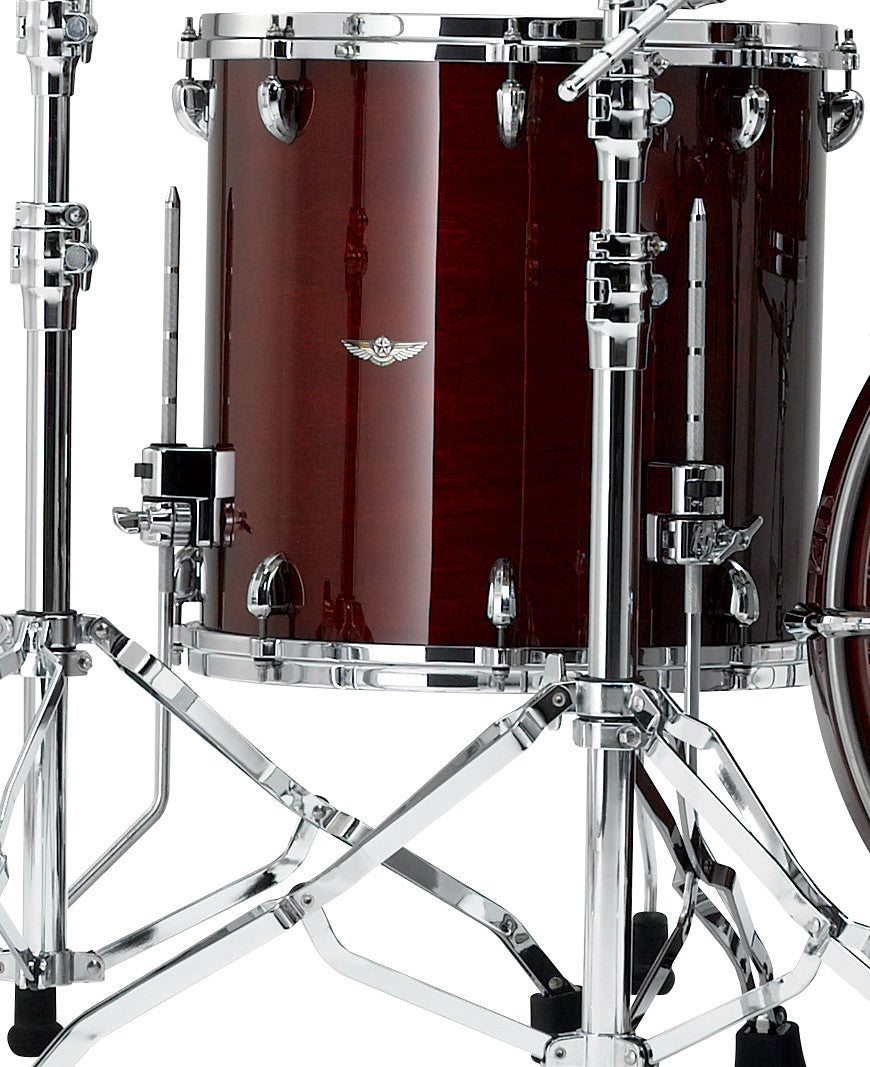 TAMA STAR Walnut Floor Tom 15" x 14" - Red Burgundy Walnut/Chrom HW
