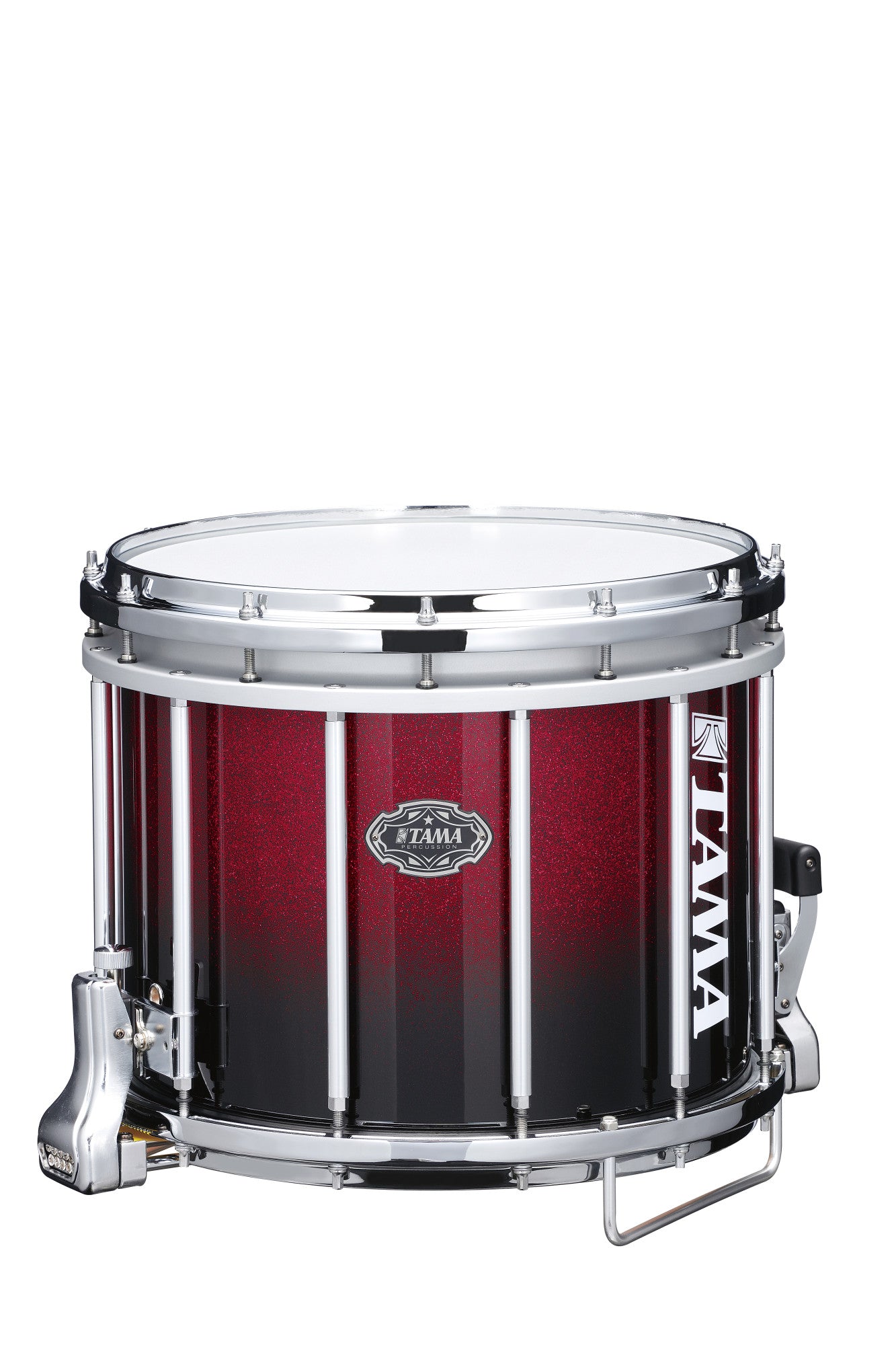 TAMA Fieldstar Marching Snare Drum 14" x 12" - Red Sparkle Fade