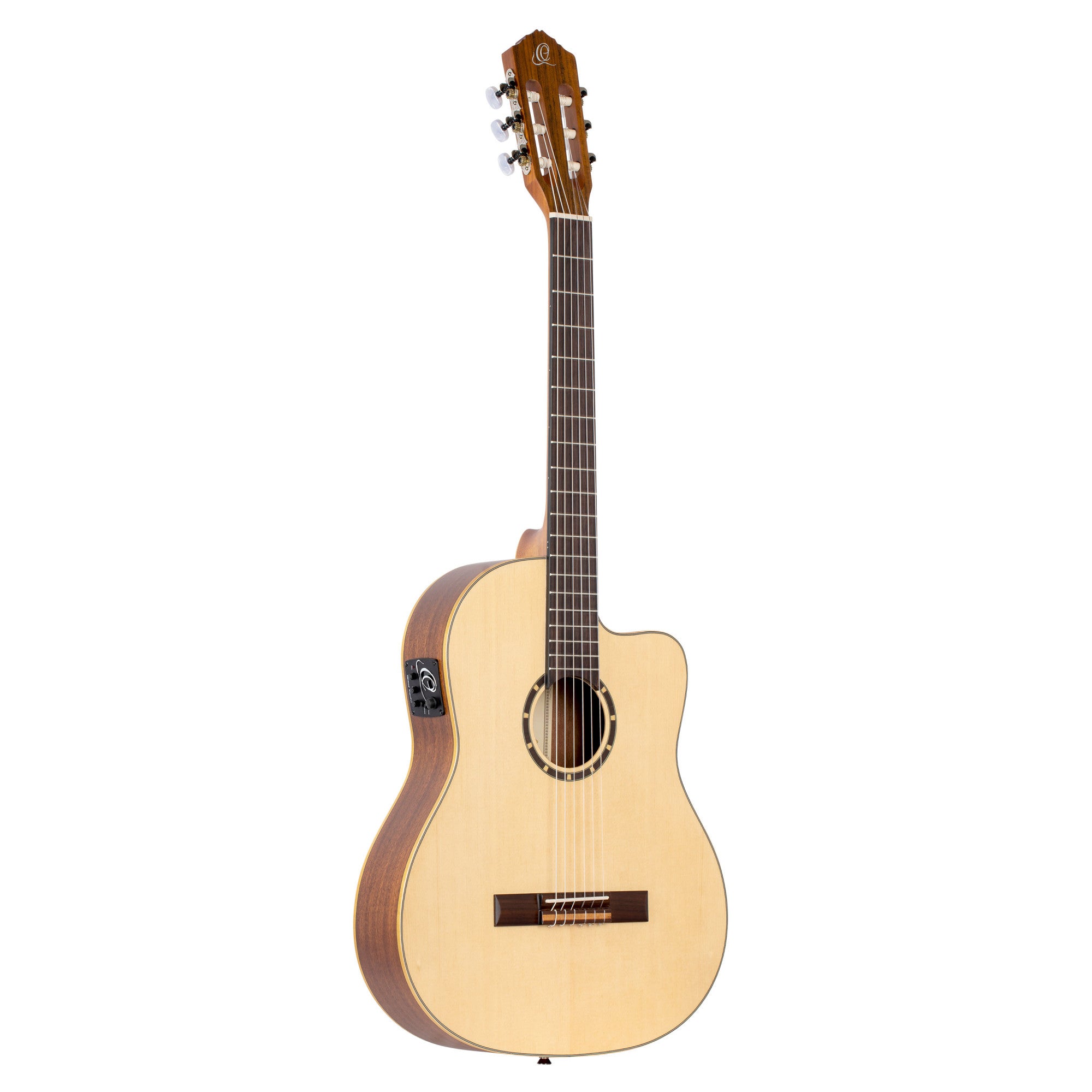 ORTEGA Family Series 4/4 Slim Neck Konzertgitarre 6 String - Fichte / Mahagoni Natur + Bag