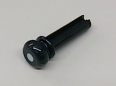 IBANEZ Bridge Pin Black w/ White Dot For Acoustic Bass