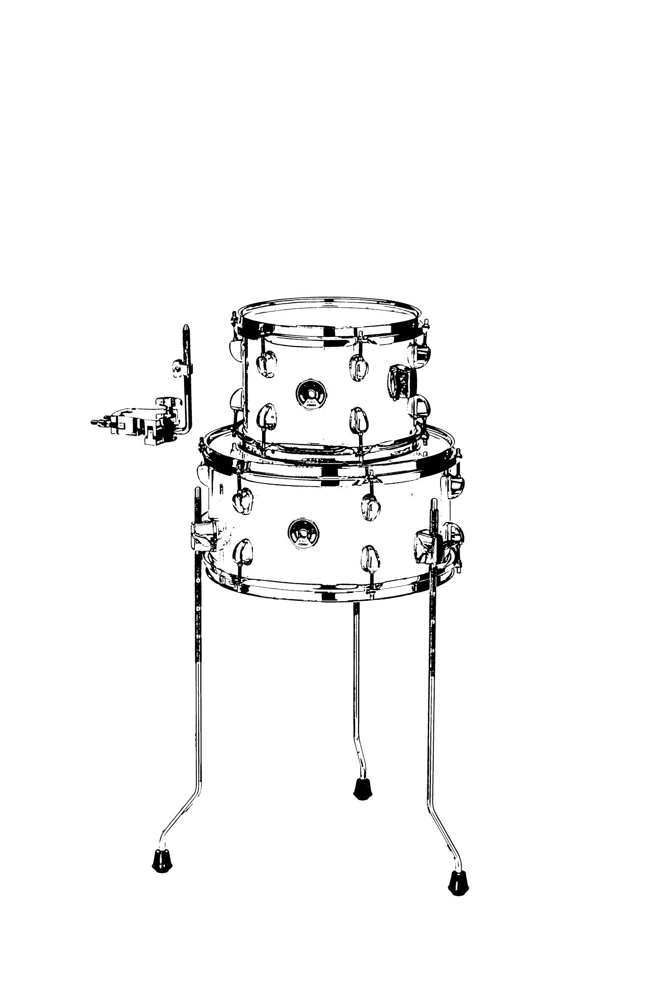 TAMA Add-On Kit for Club-Jam Mini - Candy Appel Mist/Chrom HW