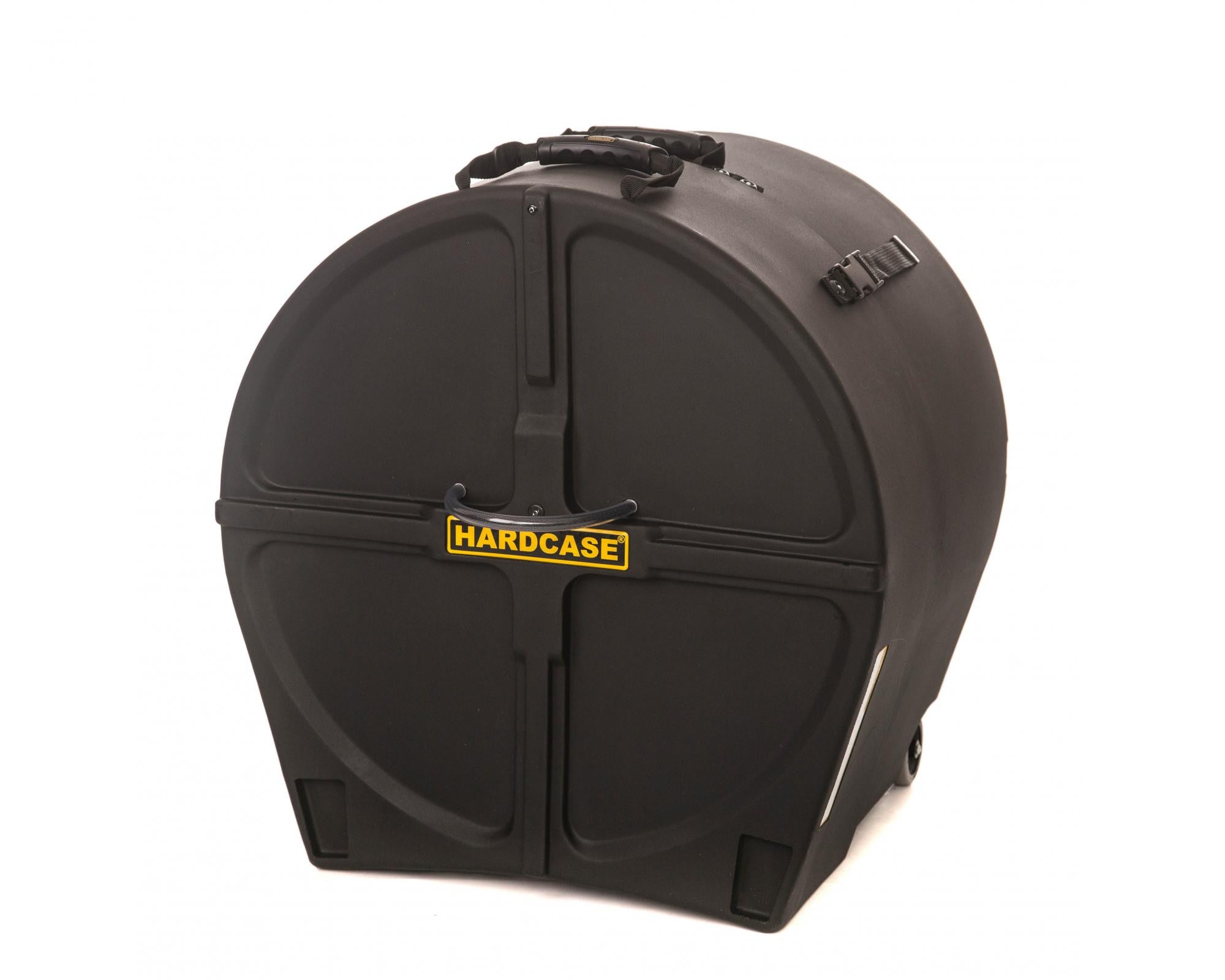 HARDCASE Bass Drum Case mit Rollen 20" (14" - 20") Black / Schaumstoffpads