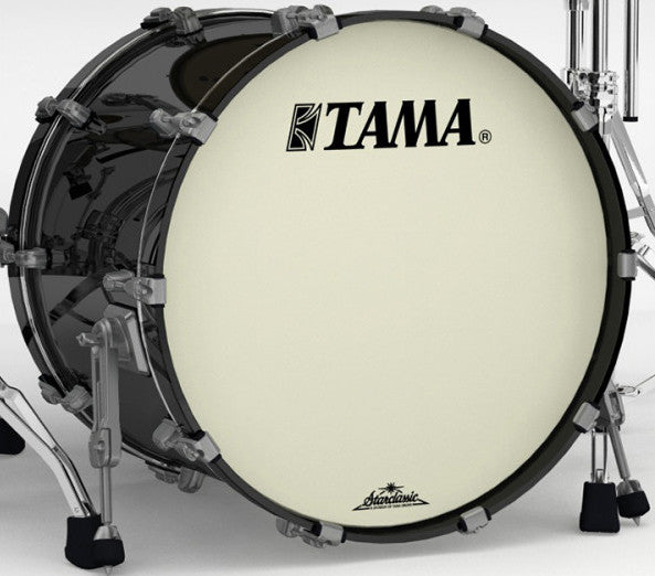 TAMA Starclassic Maple Lacquer Bass Drum 22" x 16" - Piano Black/Smoked Black Nickel HW/ohne Tom Halter