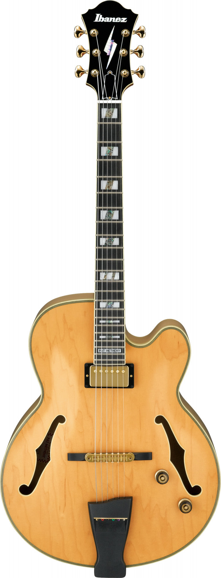 IBANEZ Pat Metheny Signature Hollowbody Gitarre 6-String - Natural + Koffer MF100C