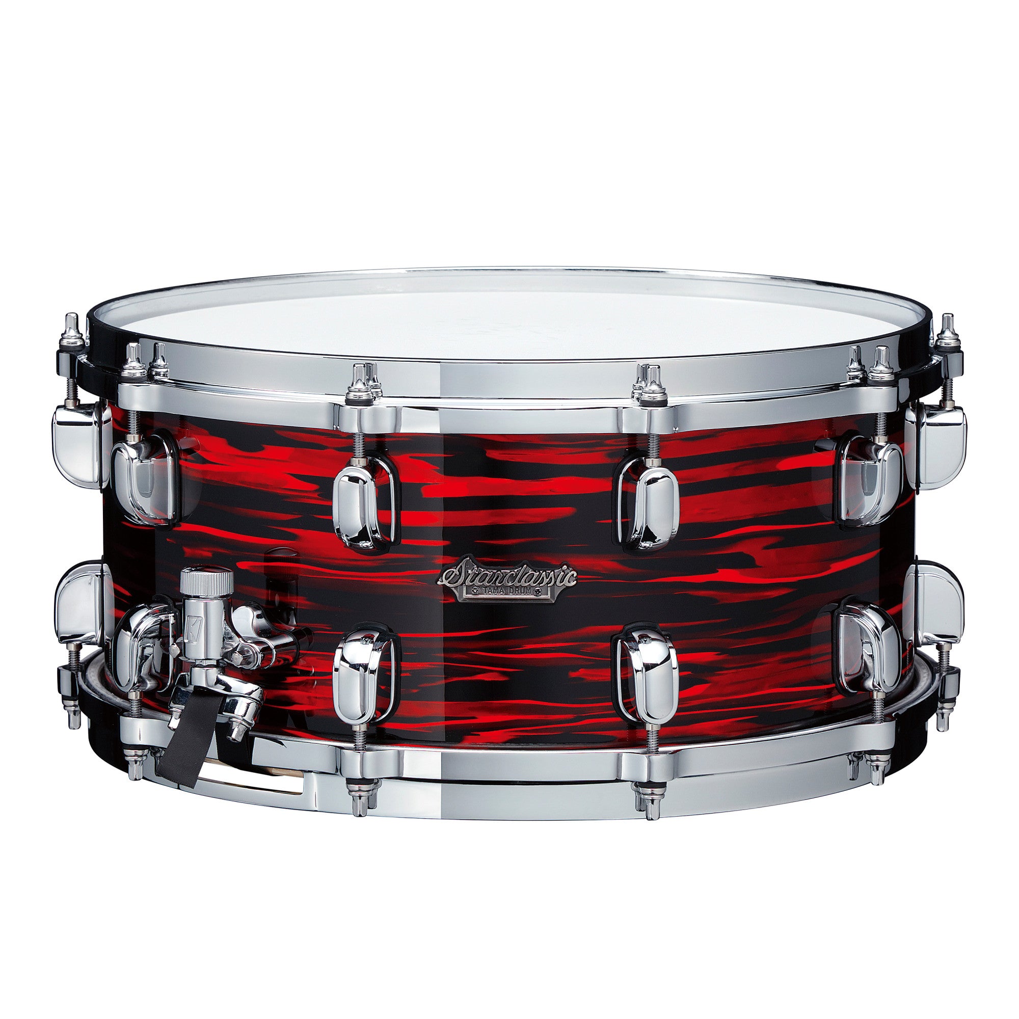 TAMA Starclassic Maple Snaredrum 13" x 6" - Red Oyster/Chrom HW