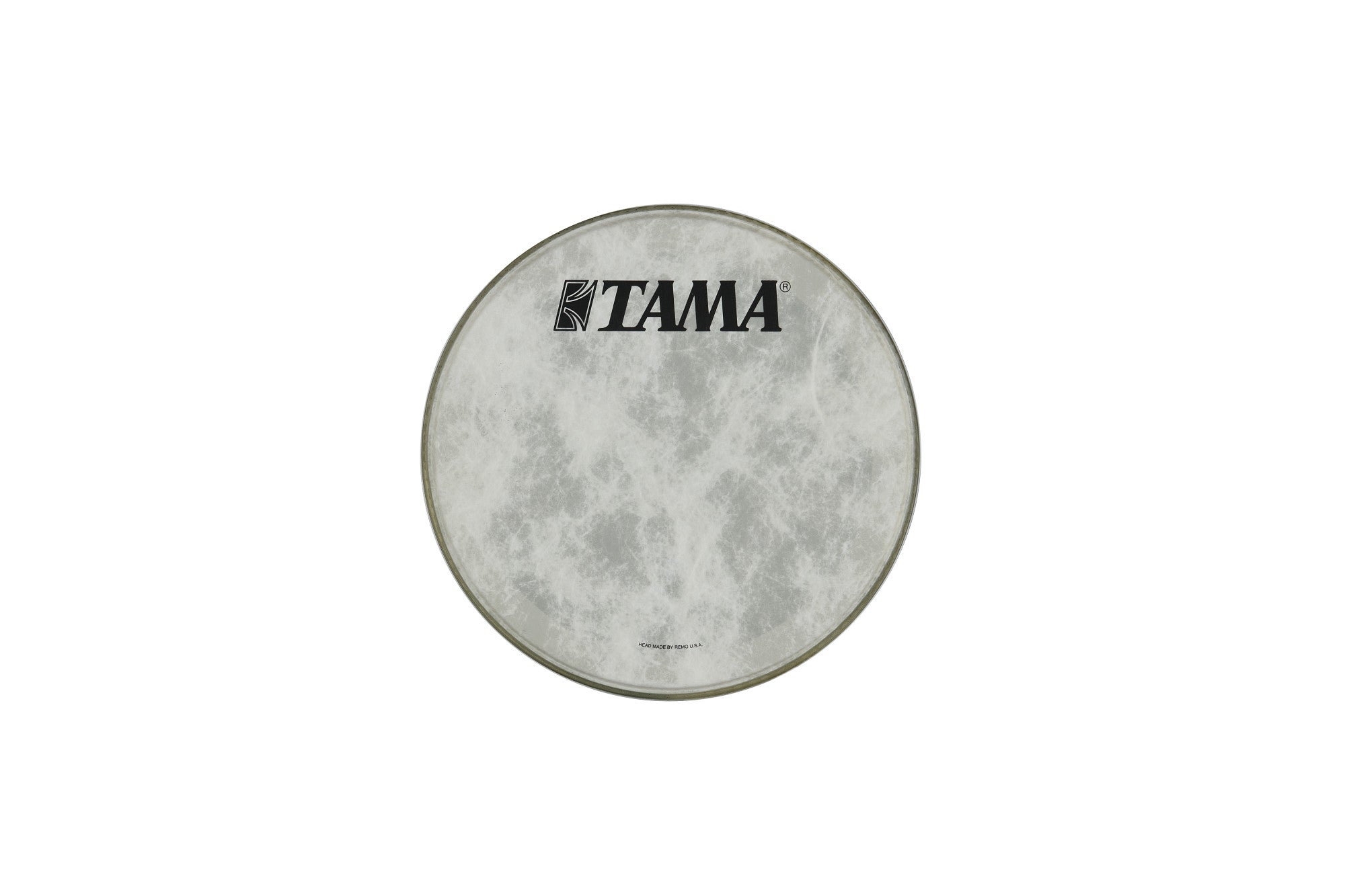 TAMA REMO Fyberskyn Powerstroke 3 Diplomat Fell für Bass Drum 16" - White/Black Logo