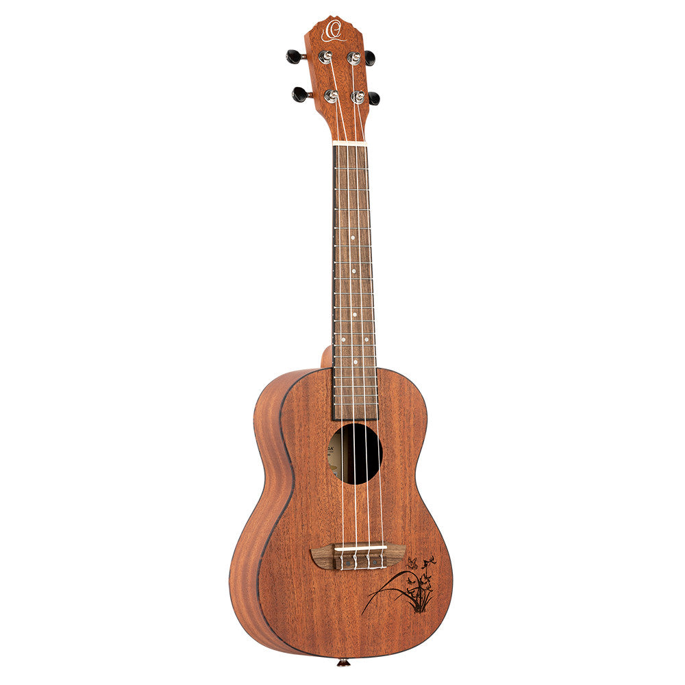 ORTEGA Bonfire Serie Konzert Ukulele 4 String - Fichte/Sapele Natur