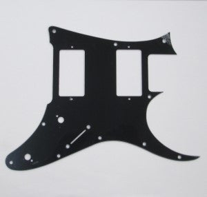 IBANEZ Pickguard für GRG mit HH Pickups - schwarz, 3 lagig /ABS