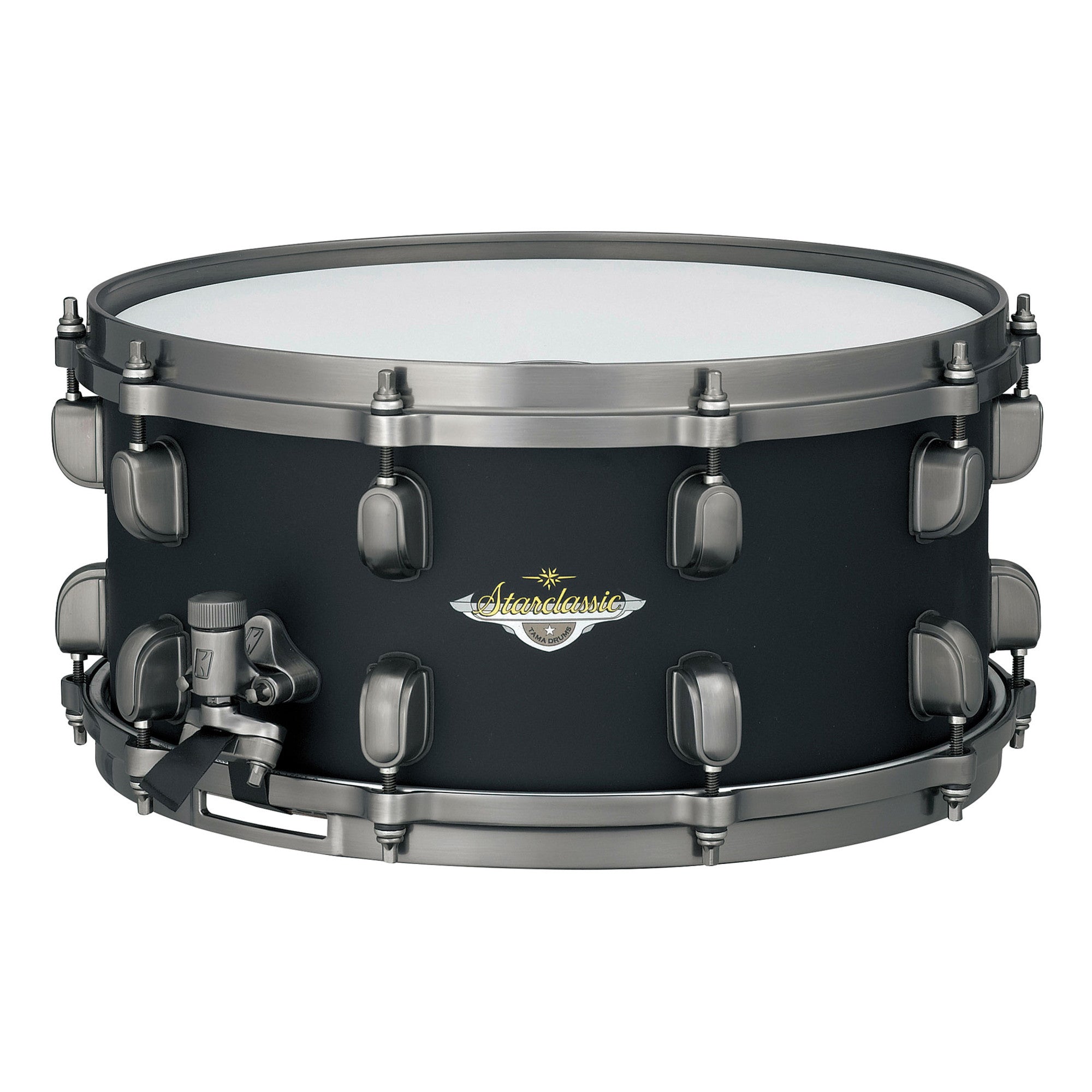 TAMA Starclassic Maple Snaredrum 14" x 5,5" - Flat Black/Smoked Black Nickel HW
