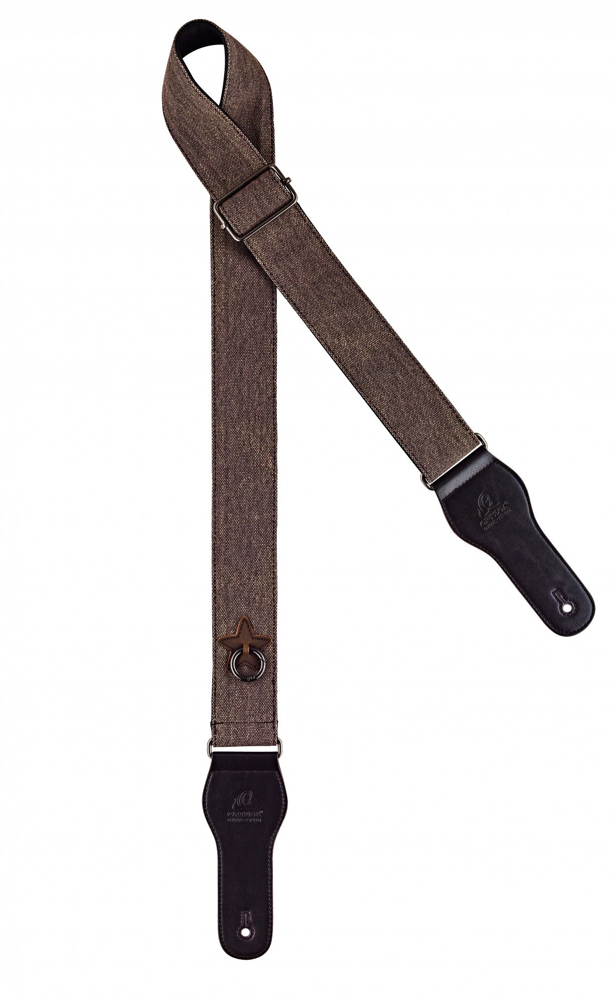 ORTEGA Highland Series Baumwollgitarrengurt - Faded Brown