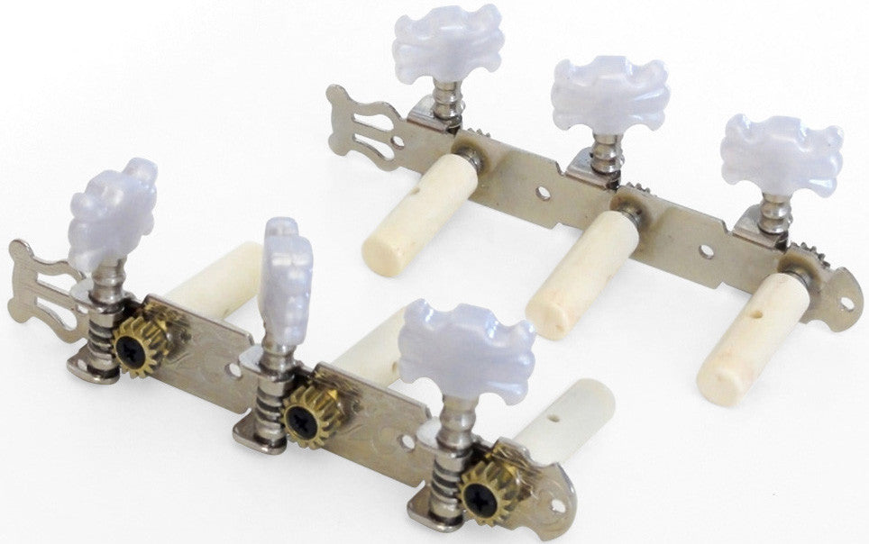 ORTEGA Mechanik Set - chrom  3/4, 4/4 Länge 11,5cm