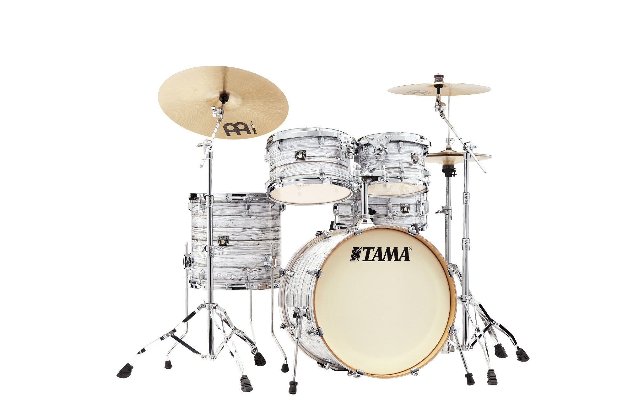 TAMA Superstar Classic Drum Set 5 teilig - Ice Ash Wrap/Chrom HW + SM5W Hardware Kit