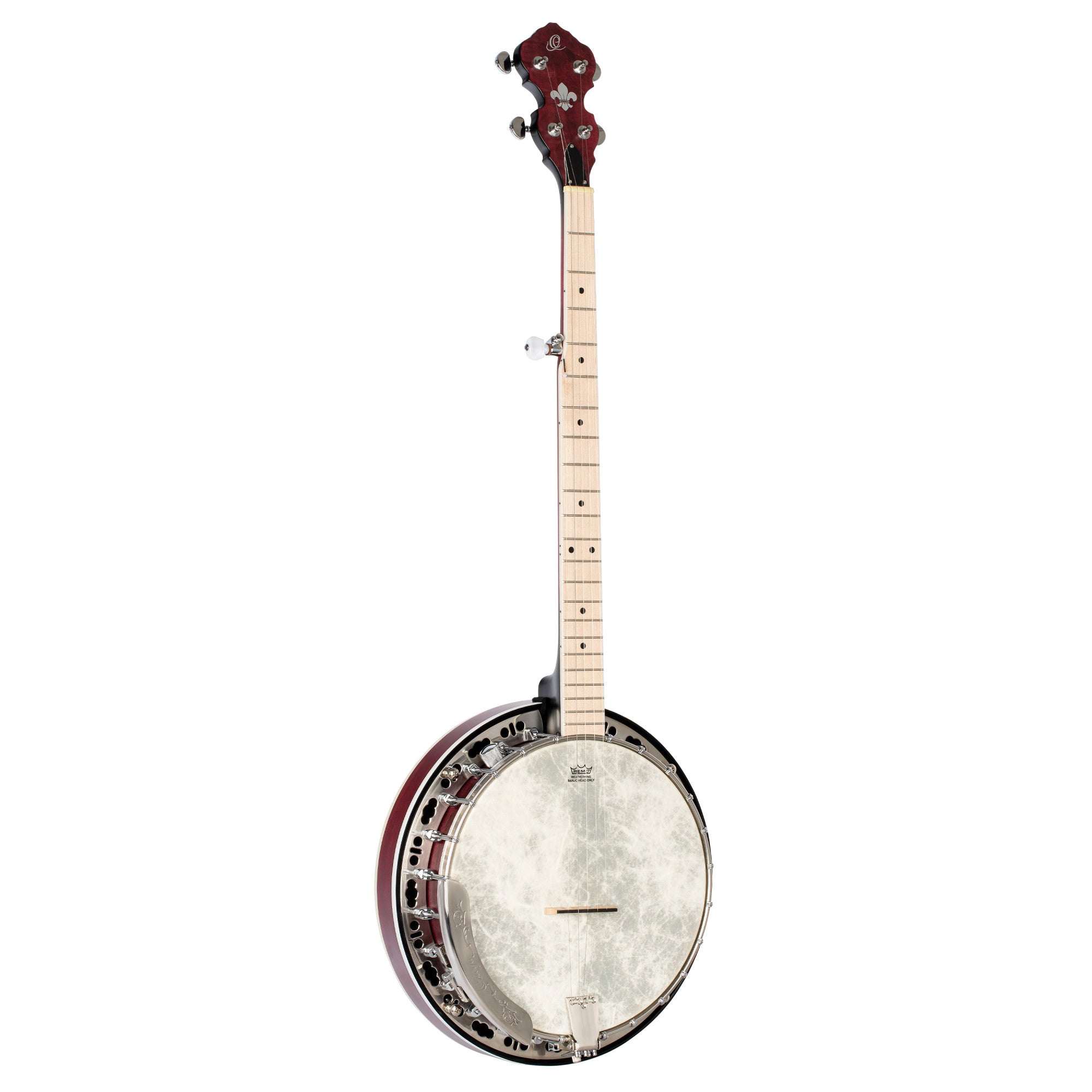 ORTEGA Falcon Serie Banjo 5 String - Maple Fire Red + Bag