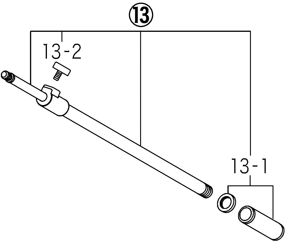 TAMA Galgenrohr (Teleskop) für MS436BK/MS436LBK