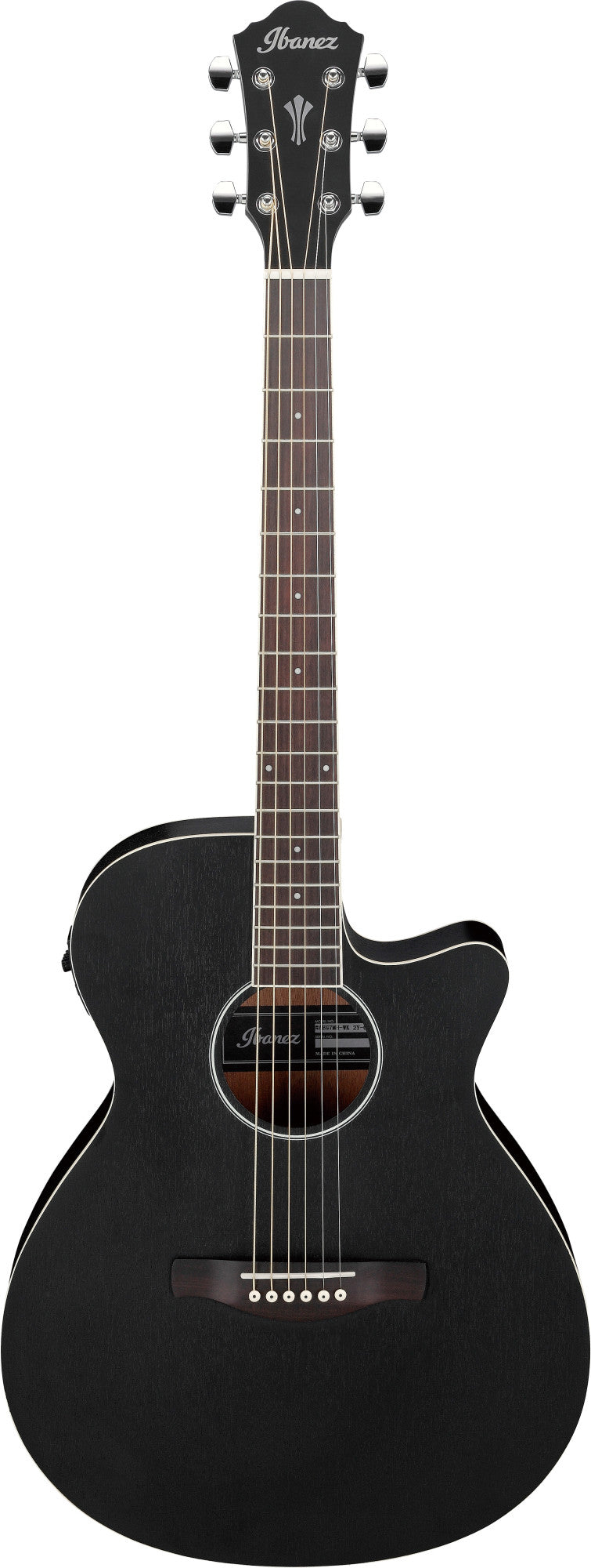 IBANEZ AEG Akustikgitarre 6-String - Weathered Black Open Pore