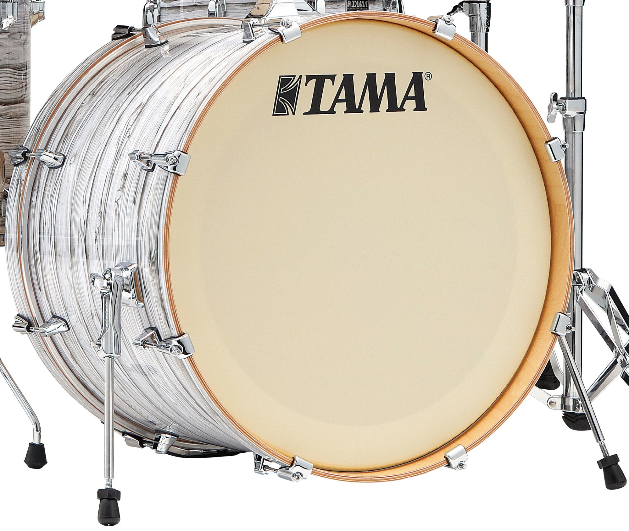 TAMA Superstar Classic Bass Drum 22" x 16" - Ice Ash Wrap/Chrom HW
