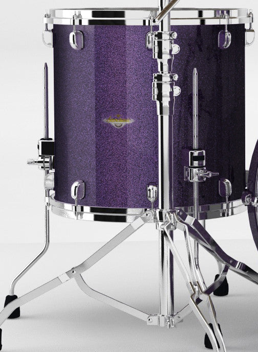 TAMA Starclassic Maple Lacquer Floor Tom 18" x 16" - Deeper Purple/Chrom HW