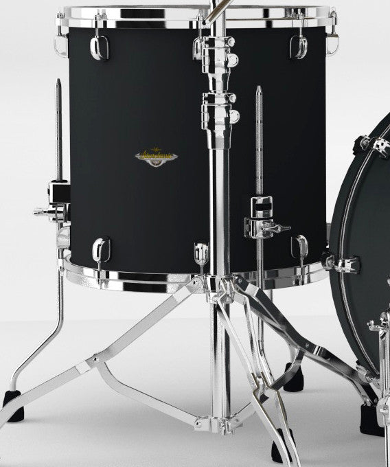 TAMA Starclassic Maple Lacquer Floor Tom 13" x 12" - Flat Black/Chrom HW