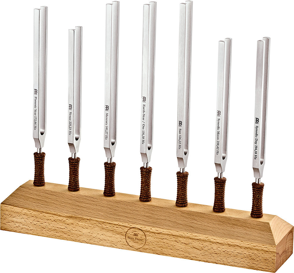 MEINL Sonic Energy Planetary Tuned Therapy Tuning Fork Chakra Set - 7 teilig