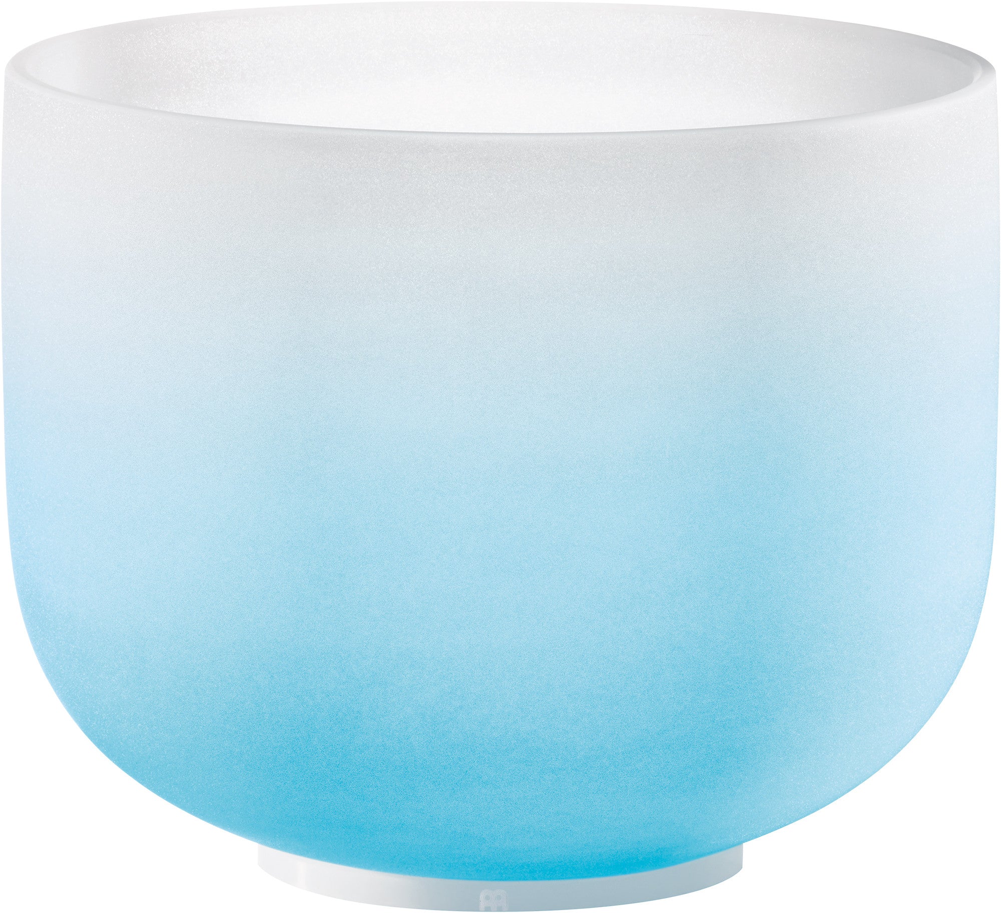 MEINL Sonic Energy Farbig-mattierte Kristallklangschale 10" - G4/Halschakra/440 Hz - hellblau
