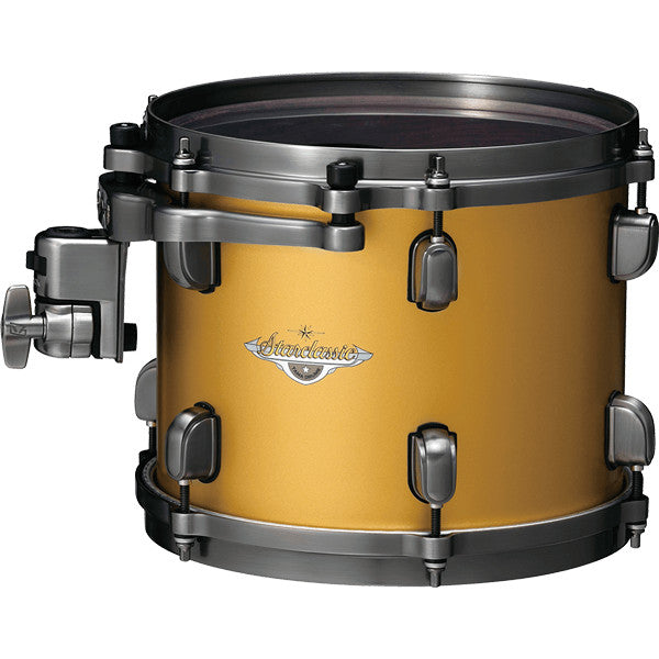 TAMA Starclassic Maple Lacquer Rack Tom 13" x 9" - Satin Aztec Gold Metallic/Smoked Black Nickel HW