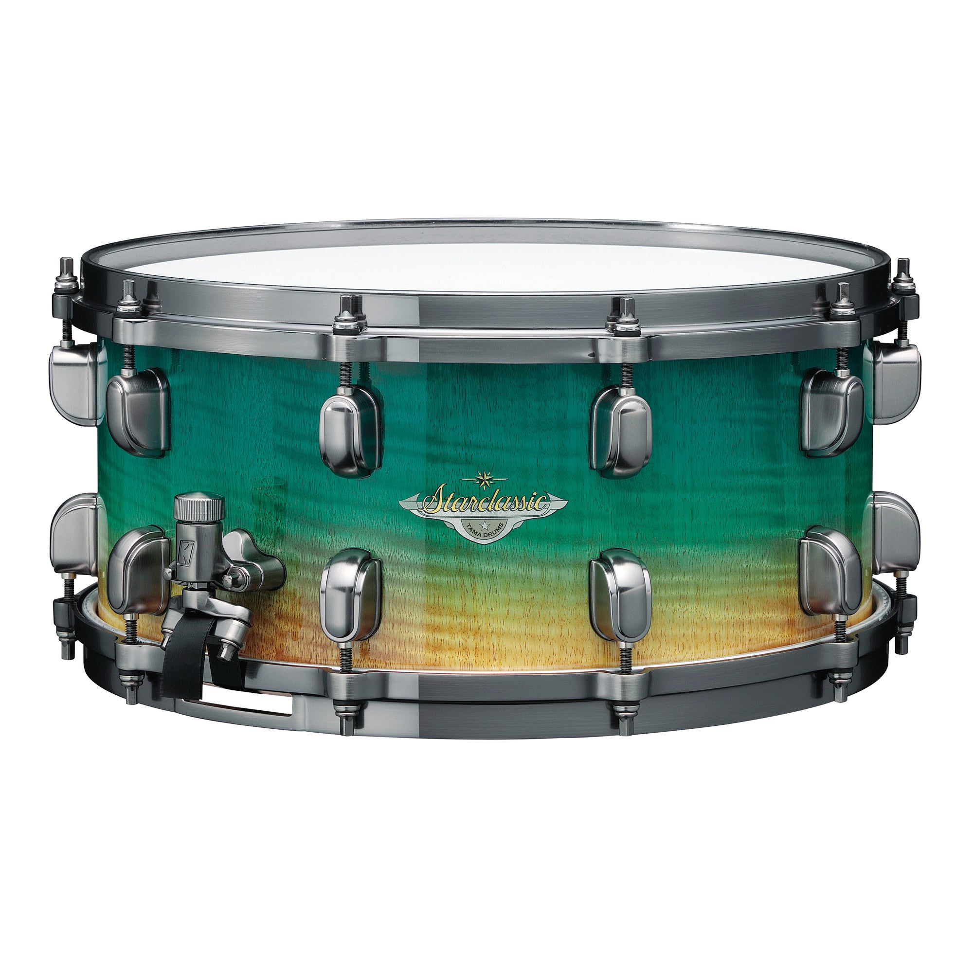 TAMA Starclassic Maple Exotic Snaredrum 14" x 6,5" - Marine Shoreline Movingui Fade/Smoked Black Nickel HW