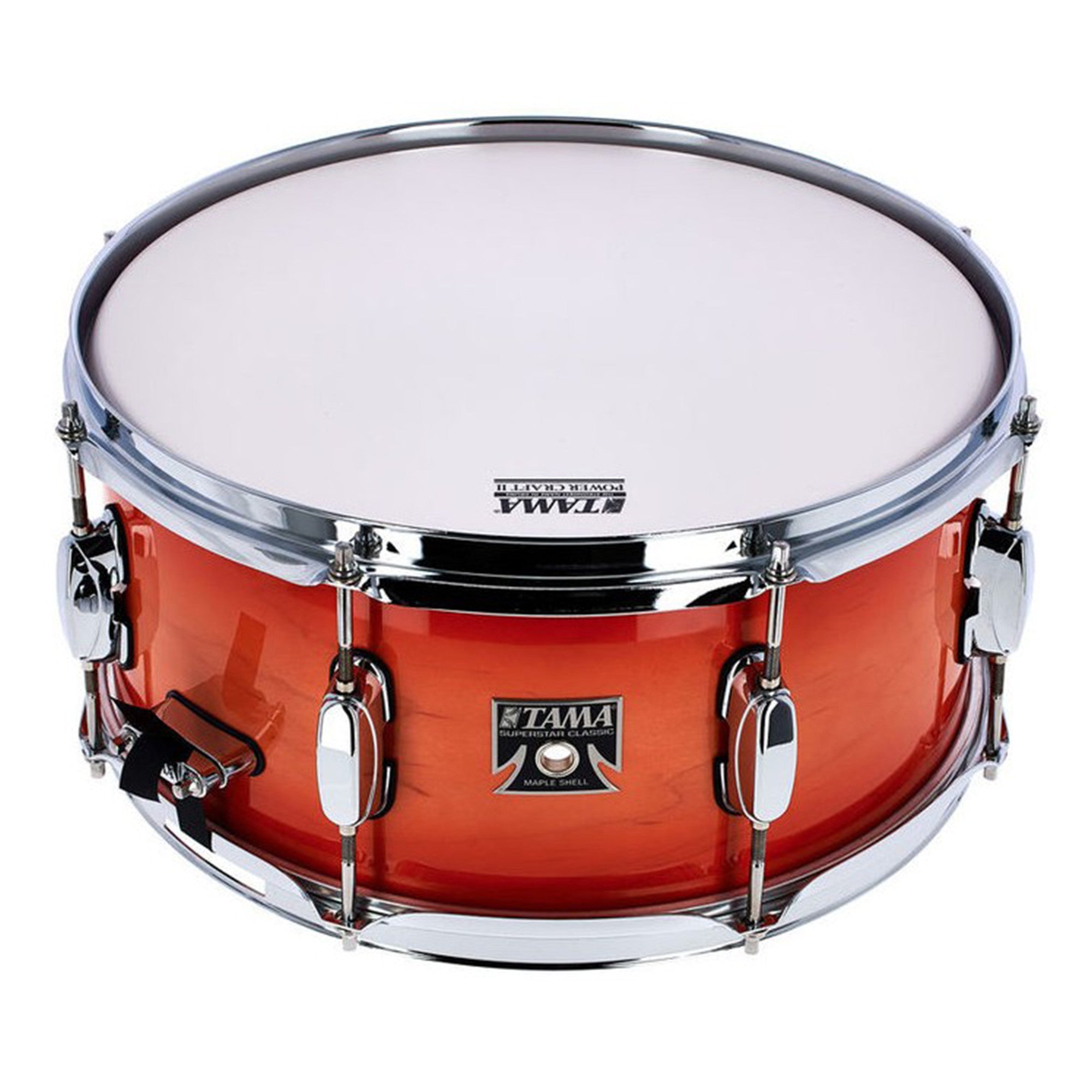 TAMA Superstar Classic Maple Snaredrum 14" x 5" - Tangerine Lacquer Burst/Chrom HW