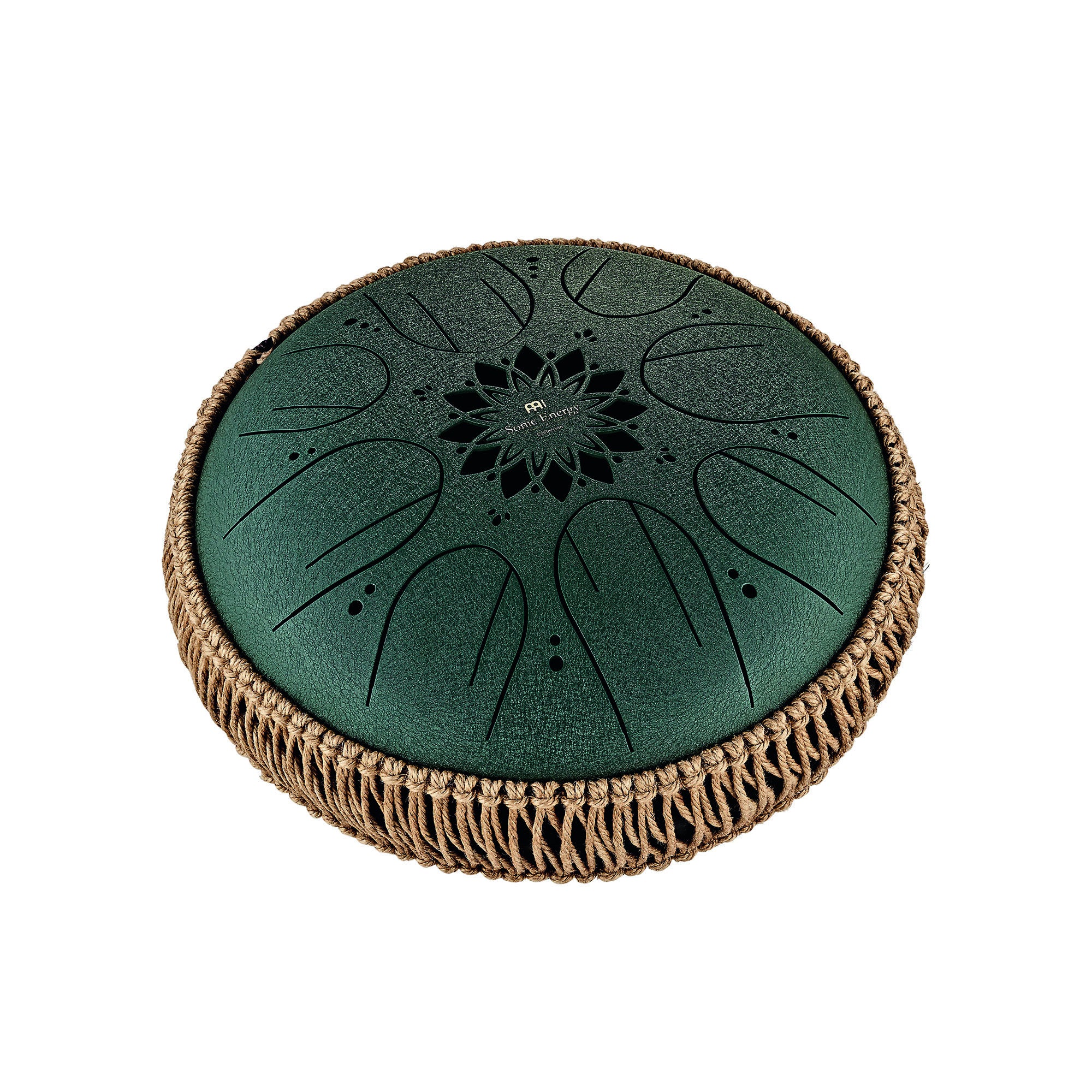 Meinl Sonic Energy Medium Octave Steel Tongue Drum 10" - Fis Moll/8 Töne/432 Hz - Dark Green