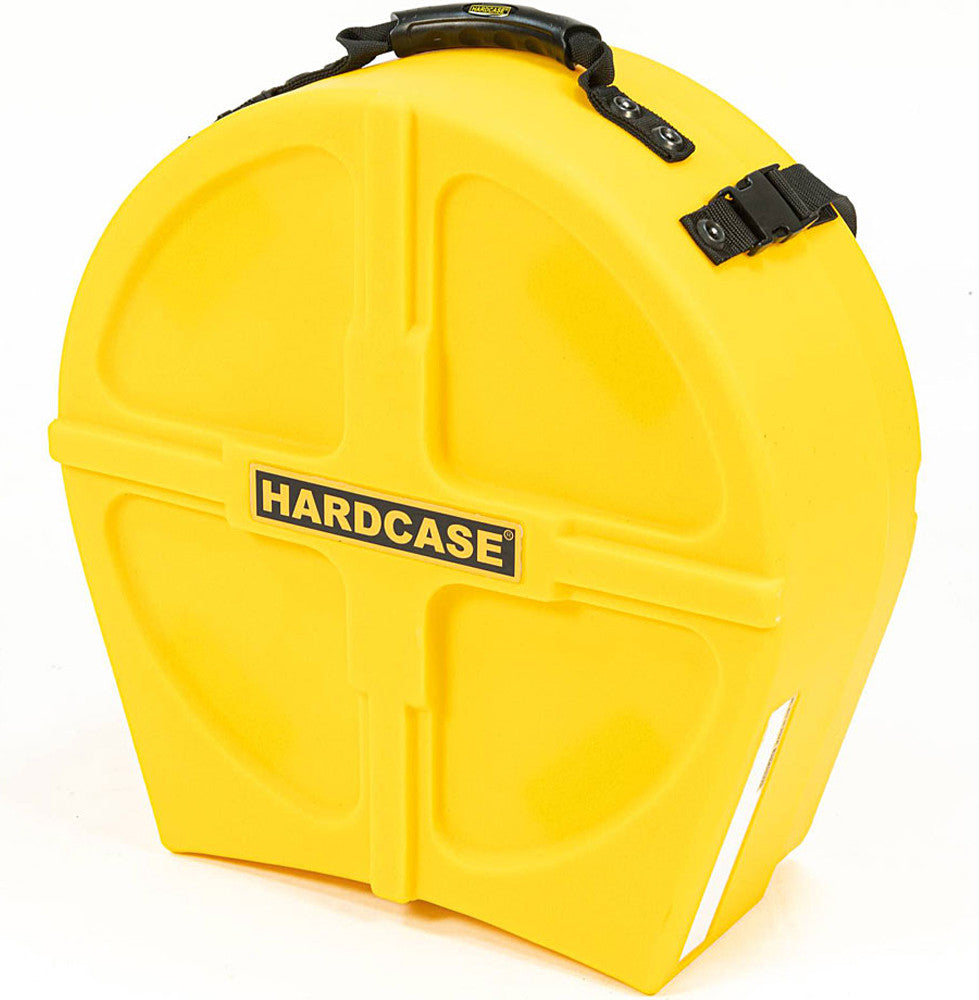 HARDCASE Floor Tom Case 14" - Yellow / komplett gepolstert