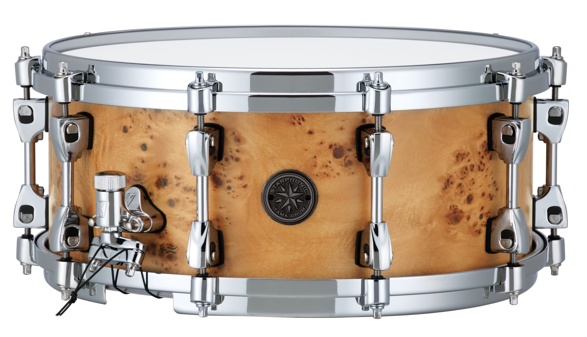 TAMA STARPHONIC Maple Snaredrum 14" x 6" - Satin Mappa Burl