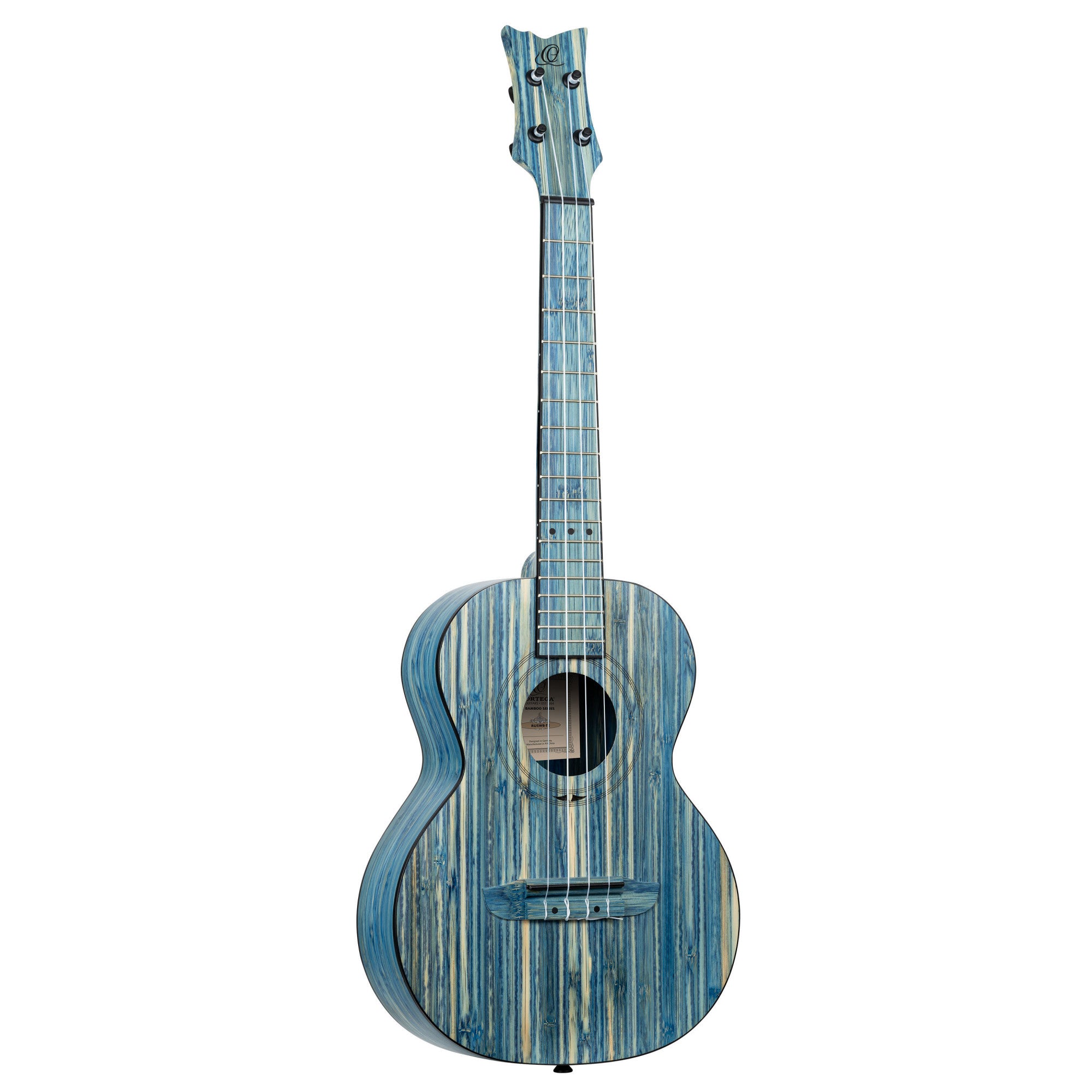 ORTEGA Bamboo Serie Tenor Ukulele 4 String - Solid Bamboo Stonewashed + Bag