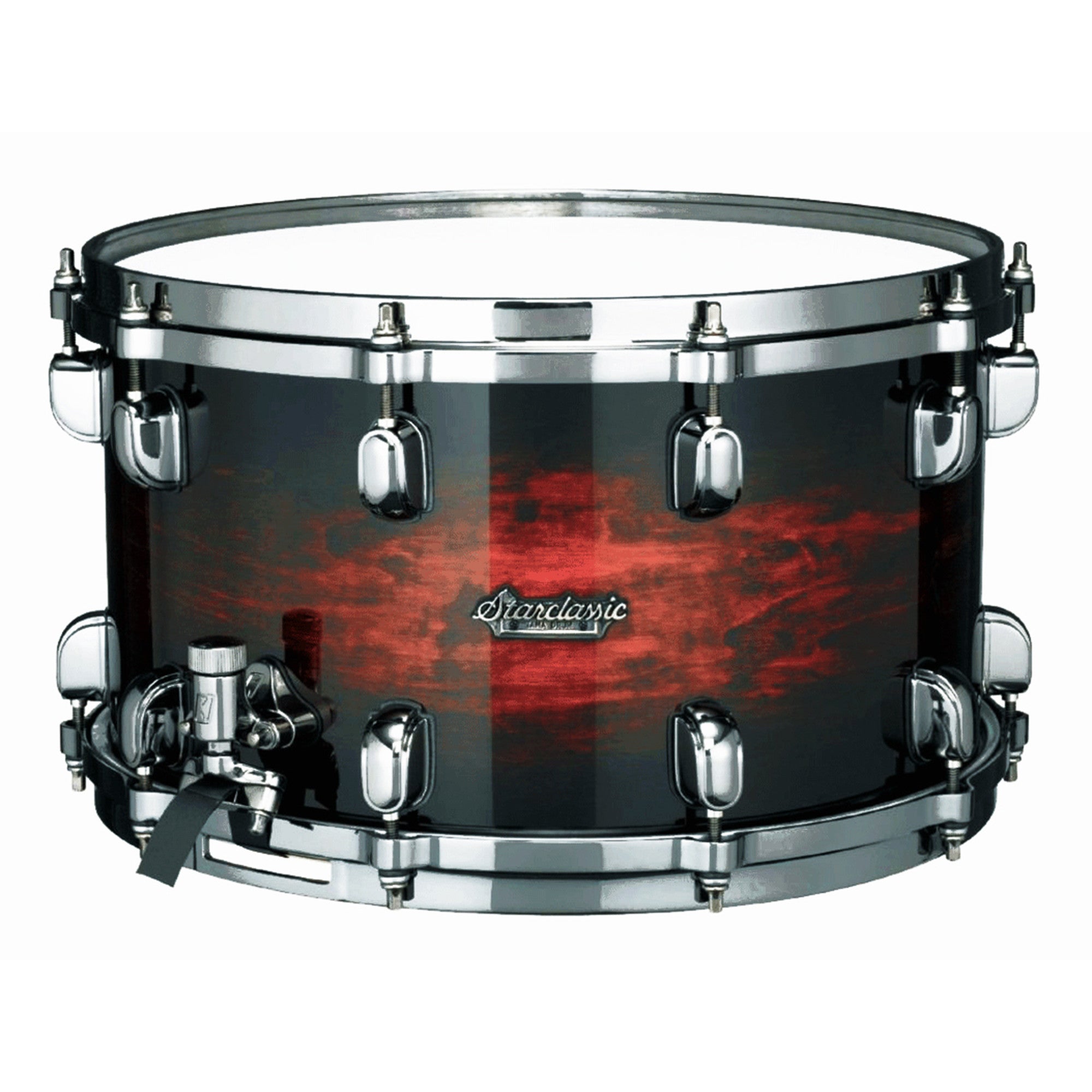 TAMA Starclassic Maple Snaredrum 13" x 6" - Dark Mocha Burst/Black Nickel HW